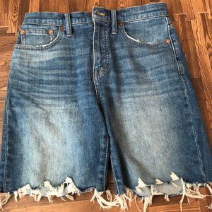 Madewell High Rise Bermuda Shorts
